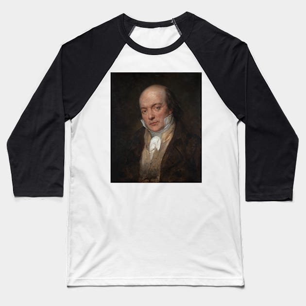 Portrait de Pierre-Jean de Beranger by Ary Scheffer Baseball T-Shirt by Classic Art Stall